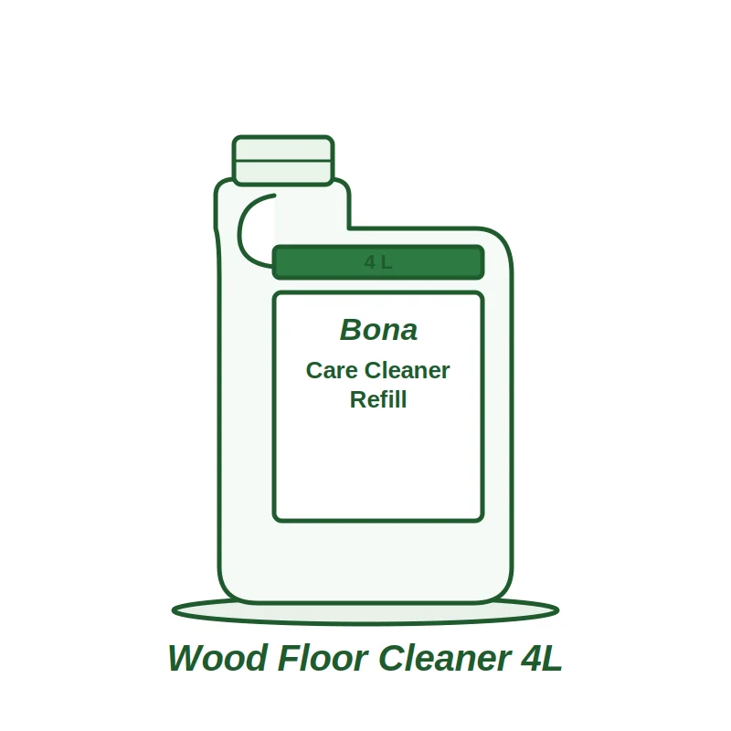 Bona Care Wood Floor Cleaner Spray Refill 4L