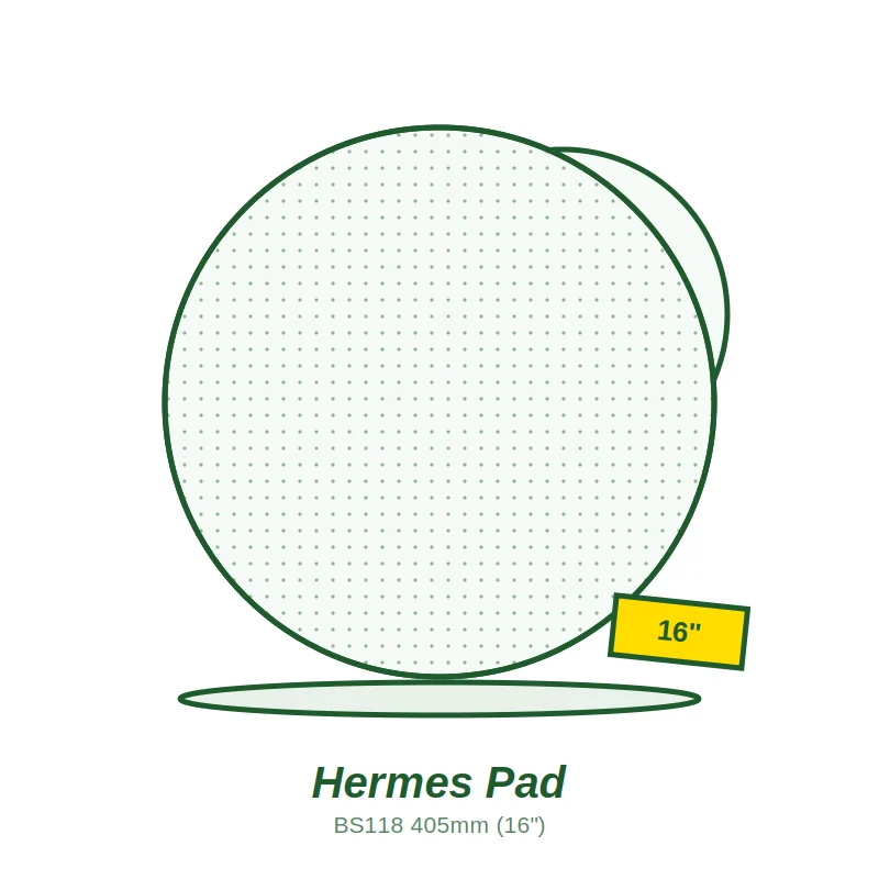 Hermes Pad BS118 EB10 405mm (16") P120