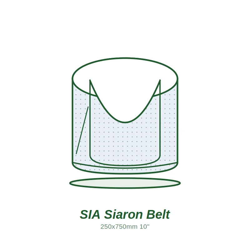 SIA 2800 Siaron Zirconia Belt 10" (250x750mm)