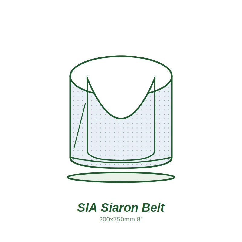 SIA 2800 Siaron Zirconia Belt 8" (200x750mm)