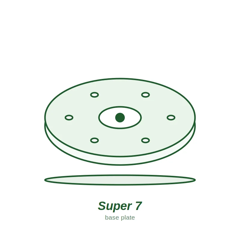 Super 7 base plate